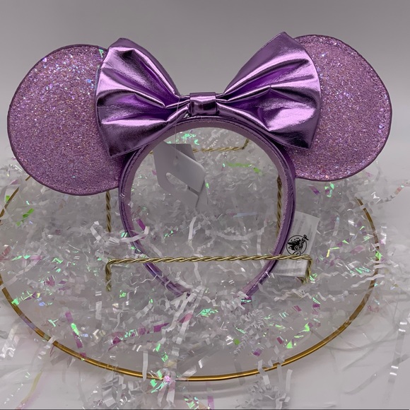 Disney Accessories - New Disney Parks Minnie Mouse Purple Ears Headband